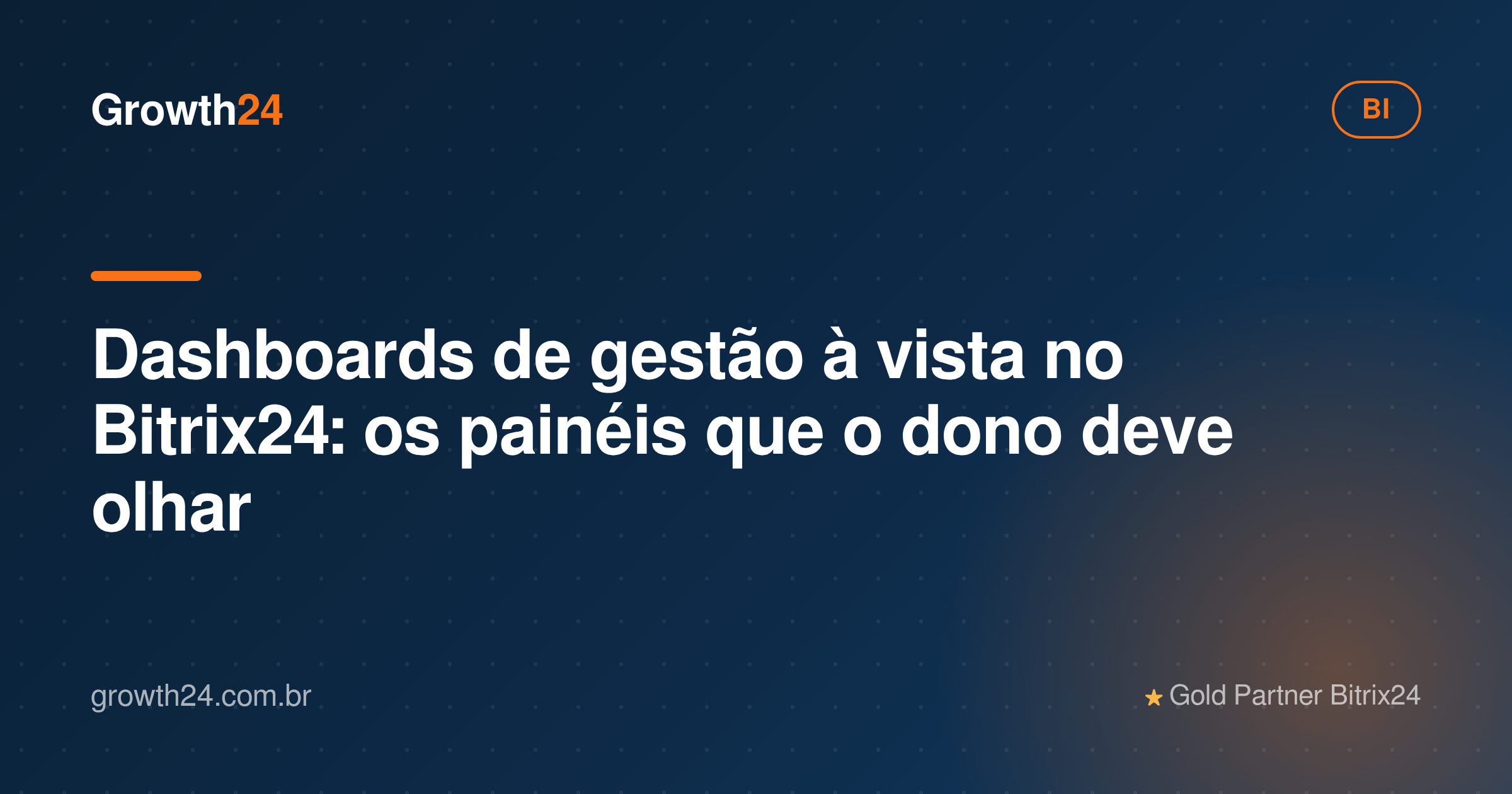 Ilustração sobre Dashboards de gestão à vista no Bitrix24: os painéis que o dono deve olhar